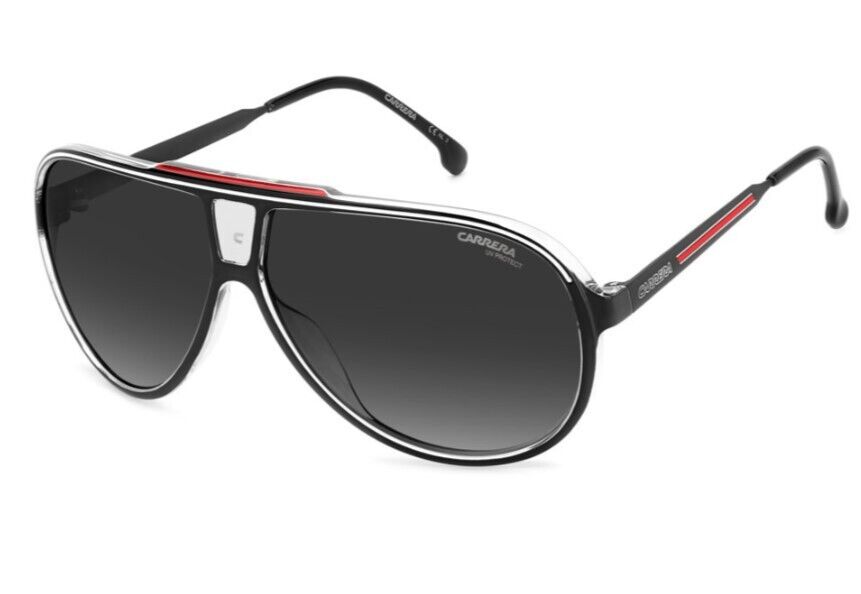 Carrera 1050/S 0OIT/9O Black Red/Grey Gradient Men's Sunglasses