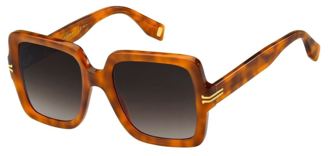 Marc Jacobs MJ/1034/S 005L/HA Havana/Brown Gradient Square Women's Sunglasses
