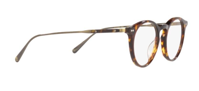 Oliver Peoples 0OV5483U Eduardo R 1654 DM2 Havana/Blue Block Unisex Eyeglasses