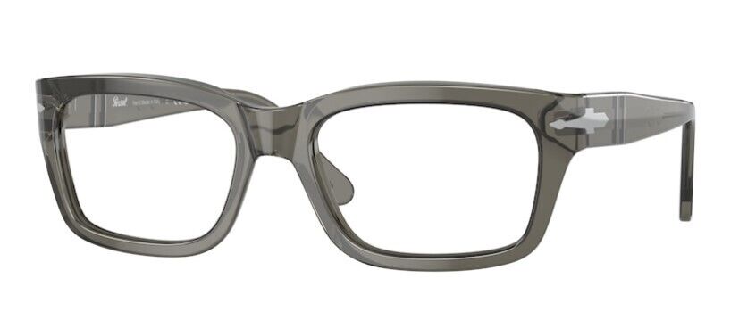 Persol 0PO3301V 1103 Opal Smoke Rectangle Unisex Eyeglasses