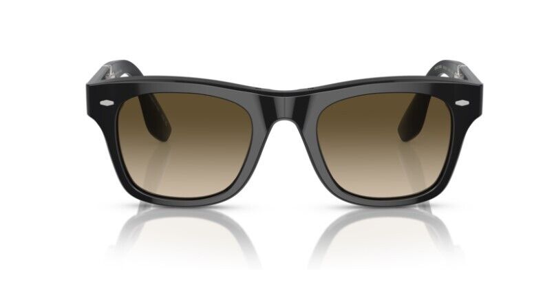 Oliver Peoples 0OV5518SU Mister Brunello 100585 Black/Chrome Olive Sunglasses
