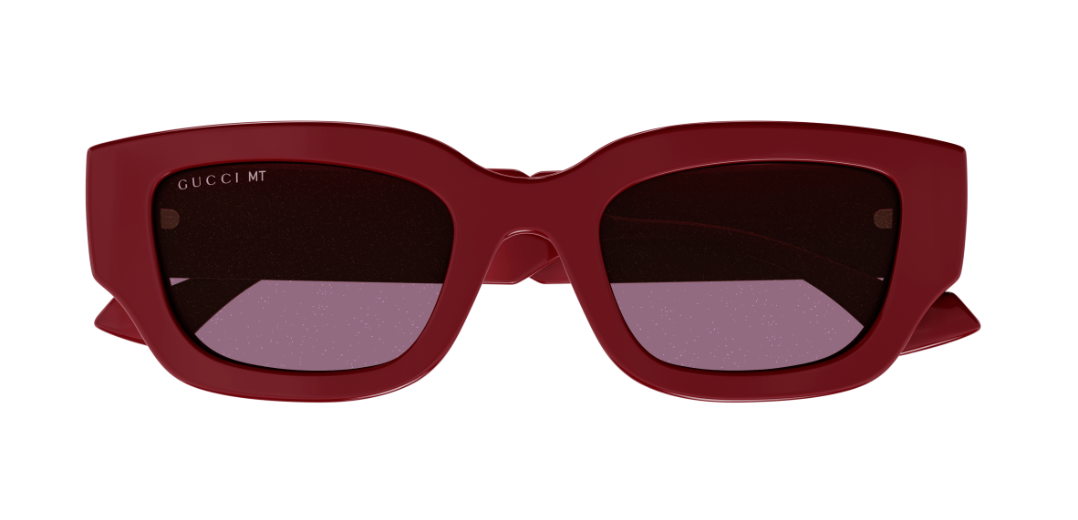 Gucci GG1558SK-005 Burgundy/Red Square Women's Sunglasses