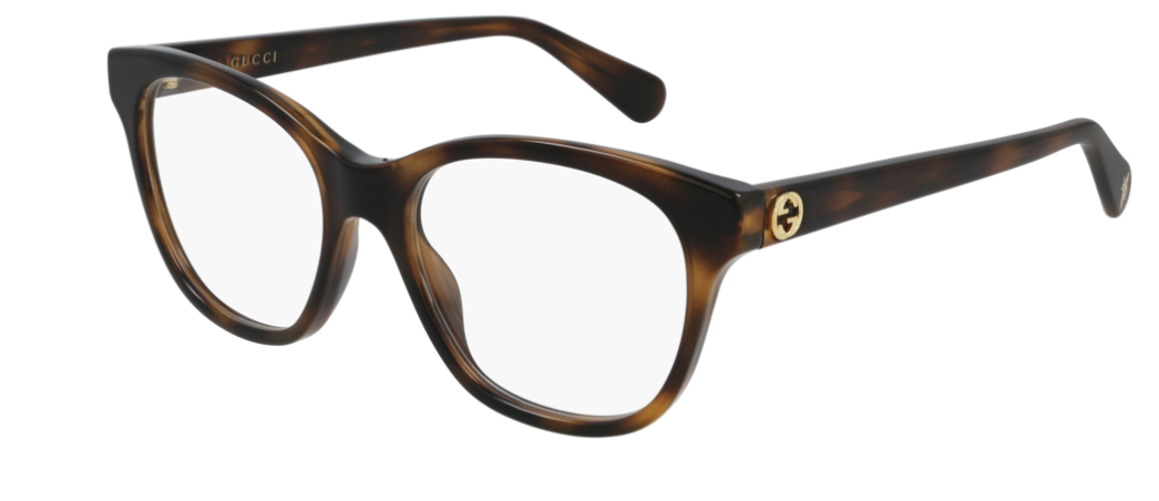 Gucci GG 0923O 002 Havana Square Women's Eyeglasses