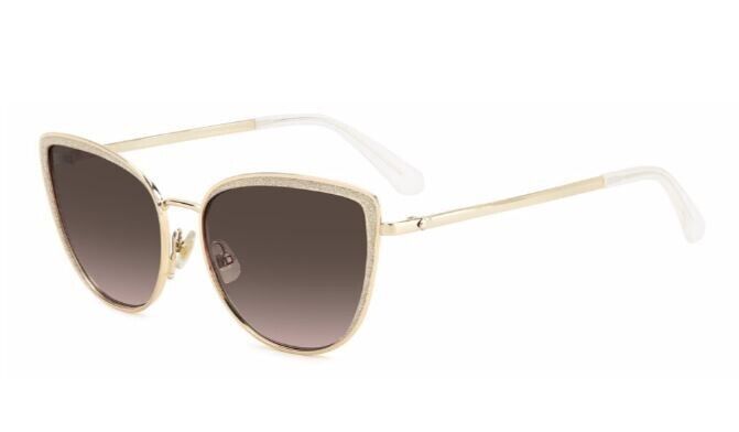 Kate Spade Staci/G/S 0J5G/HA Gold/Brown Gradient Cat Eye Women's Sunglasses