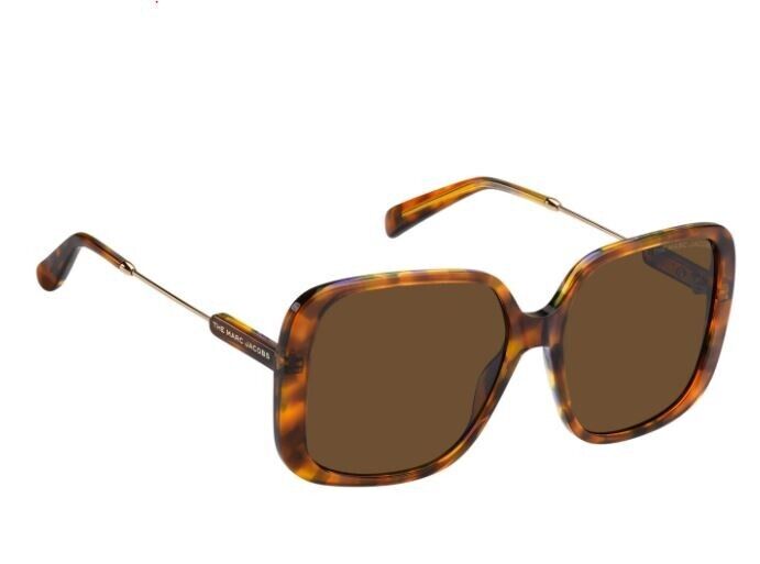 Marc Jacobs MARC-577/S 0XLT/70 Havana-Beige/Brown Square Women's Sunglasses