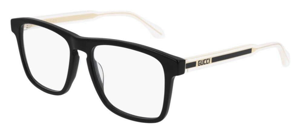 Gucci GG 0561ON-001 Black Square Unisex Eyeglasses