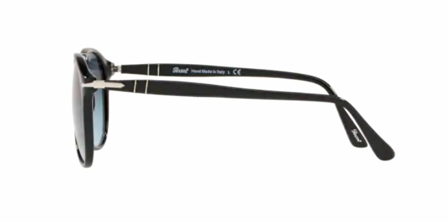 Persol 0PO 9649S 95/Q8 Black/Blue Gradient Sunglasses