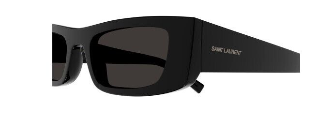 Saint Laurent SL 553 001 Black/Black Narrow Unisex Sunglasses