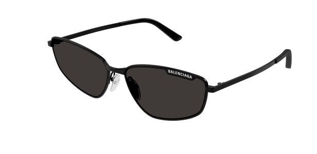 Balenciaga BB 0277S 001 Black/Grey Rectangular Men's Sunglasses