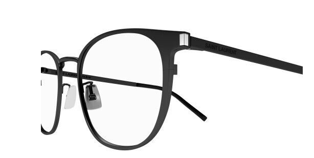 Saint Laurent SL 584 001 Black Round Unisex Eyeglasses