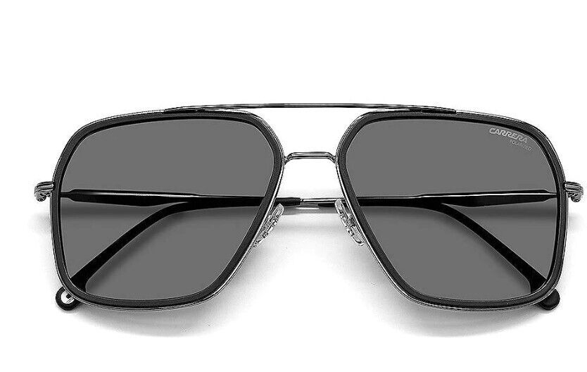 Carrera 273/S 0003/M9 Matte Black/Gray Polarized Rectangle Men's Sunglasses