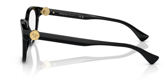 Versace 0VE3330F GB1 Black Cat Eye Women's Eyeglasses