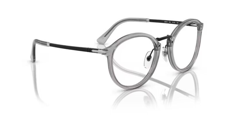 Persol 0PO3309V Vico 309 Transparent grey Round Unisex Eyeglasses
