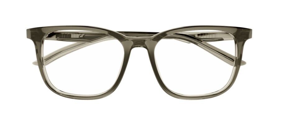 Puma PJ0061O 003 Green/Green Square Junior Full-Rim Eyeglasses