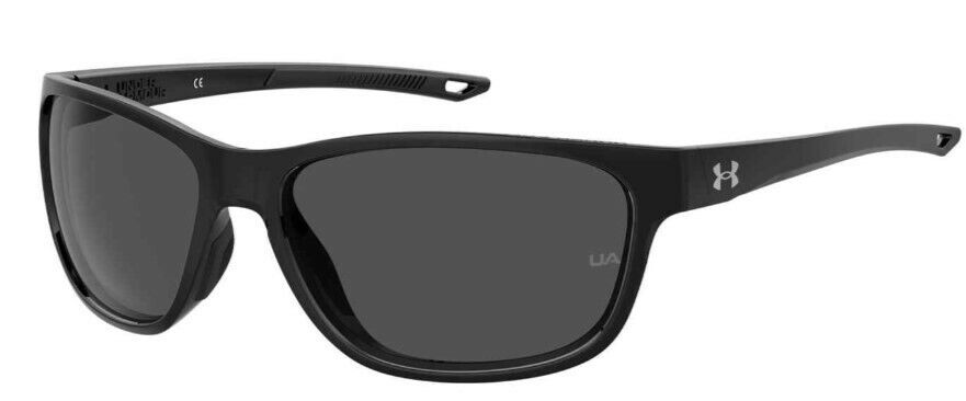 Under Armour UA-UNDENIABLE 0807/KA Black/Grey Oval Unisex Sunglasses