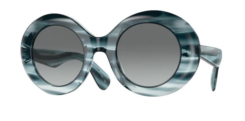 Oliver Peoples 0OV5478SU Dejeanne 170411 Washed Lapis Blue/Grey Round Sunglasses