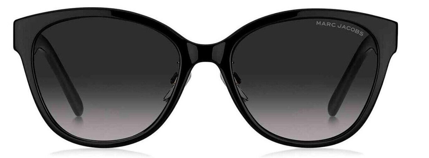 Marc Jacobs MARC-648S 0807/9O Black/Grey Shaded Cat-Eye Women's Sunglasses