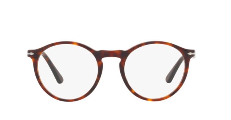 Persol 0PO3285V 24 Brown Havana/ Silver Unisex Eyeglasses