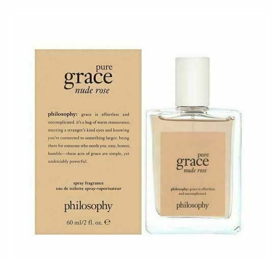 Pure Grace Nude Rose Perfume by Philosophy for Women EDT 2 oz New In Box