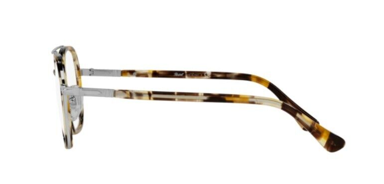Persol 0PO2480V 1106 Striped Honey/ Gunmetal Irregular Unisex Eyeglasses