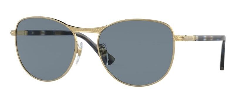Persol 0PO1002S 515/56 Gold-Blue Havana/Light Blue Unisex Sunglasses