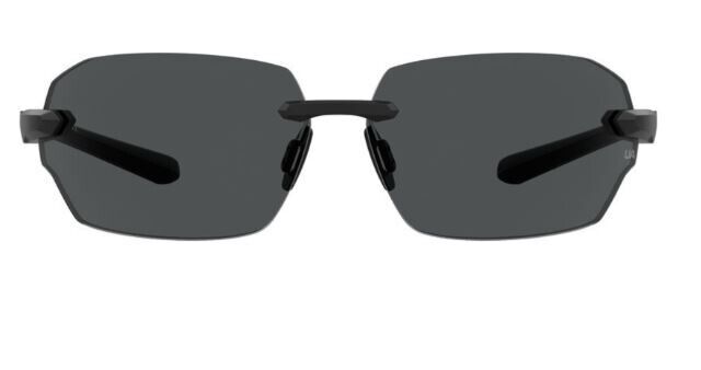 Under Armour UA Fire 2/G 0003/KA Matte Black/Grey Rectangle Men's Sunglasses