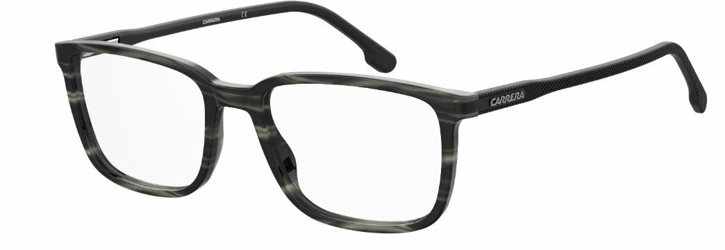 Carrera 254 02W8 Gray Horn Rectangle Men's Eyeglasses