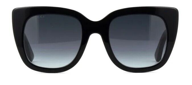 Gucci GG0163SN 001 Gradient Black/Gray Cat-Eye Women Sunglasses