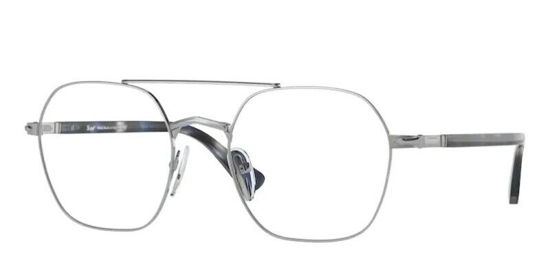 Persol 0PO2483V 1106 Silver/ White/ Blue Gradient Irregular Unisex Eyeglasses