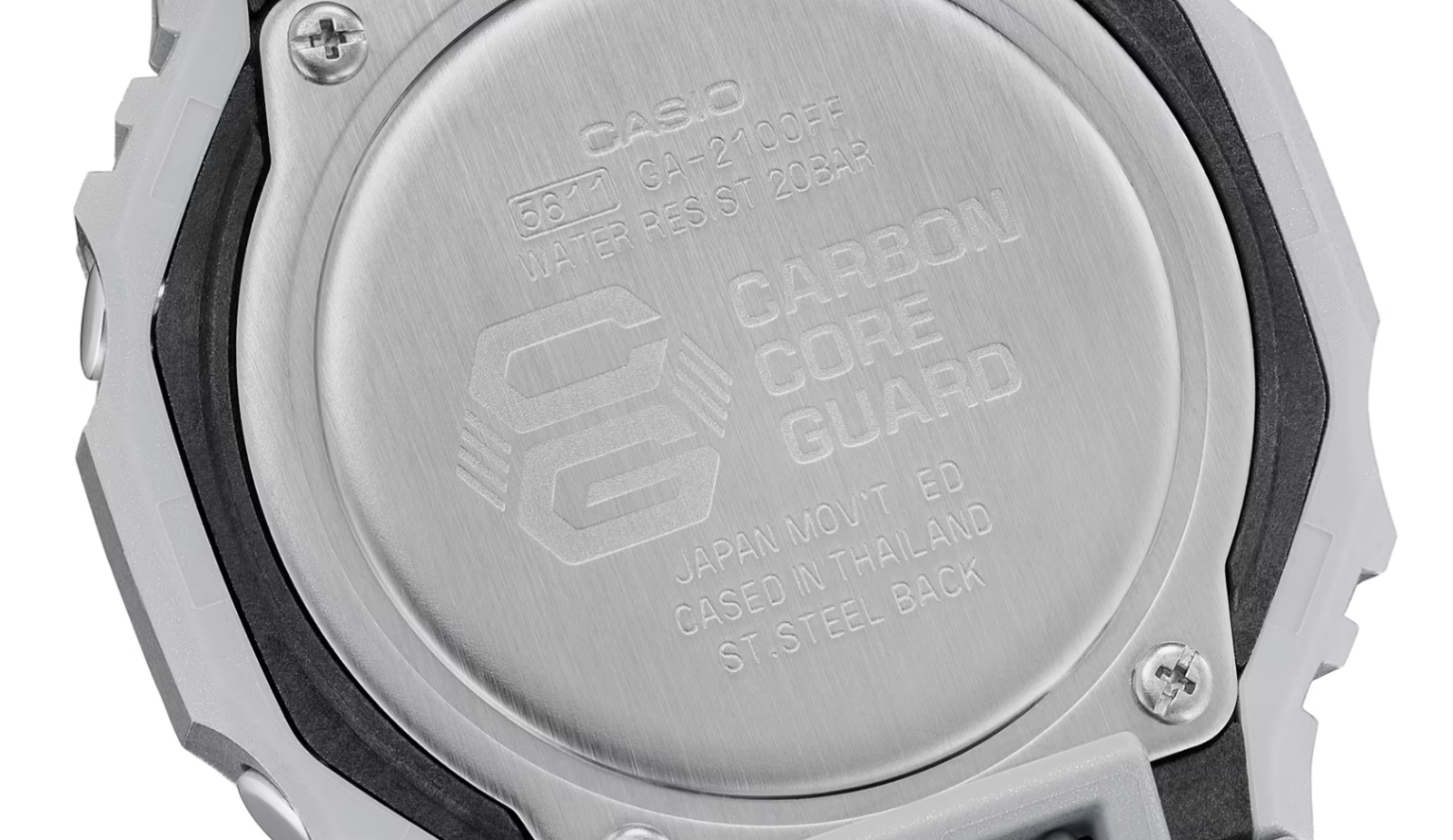 Casio G Shock 2100 Series Digital Mirror LCD Dial Men's Watch GA2100FF-8A
