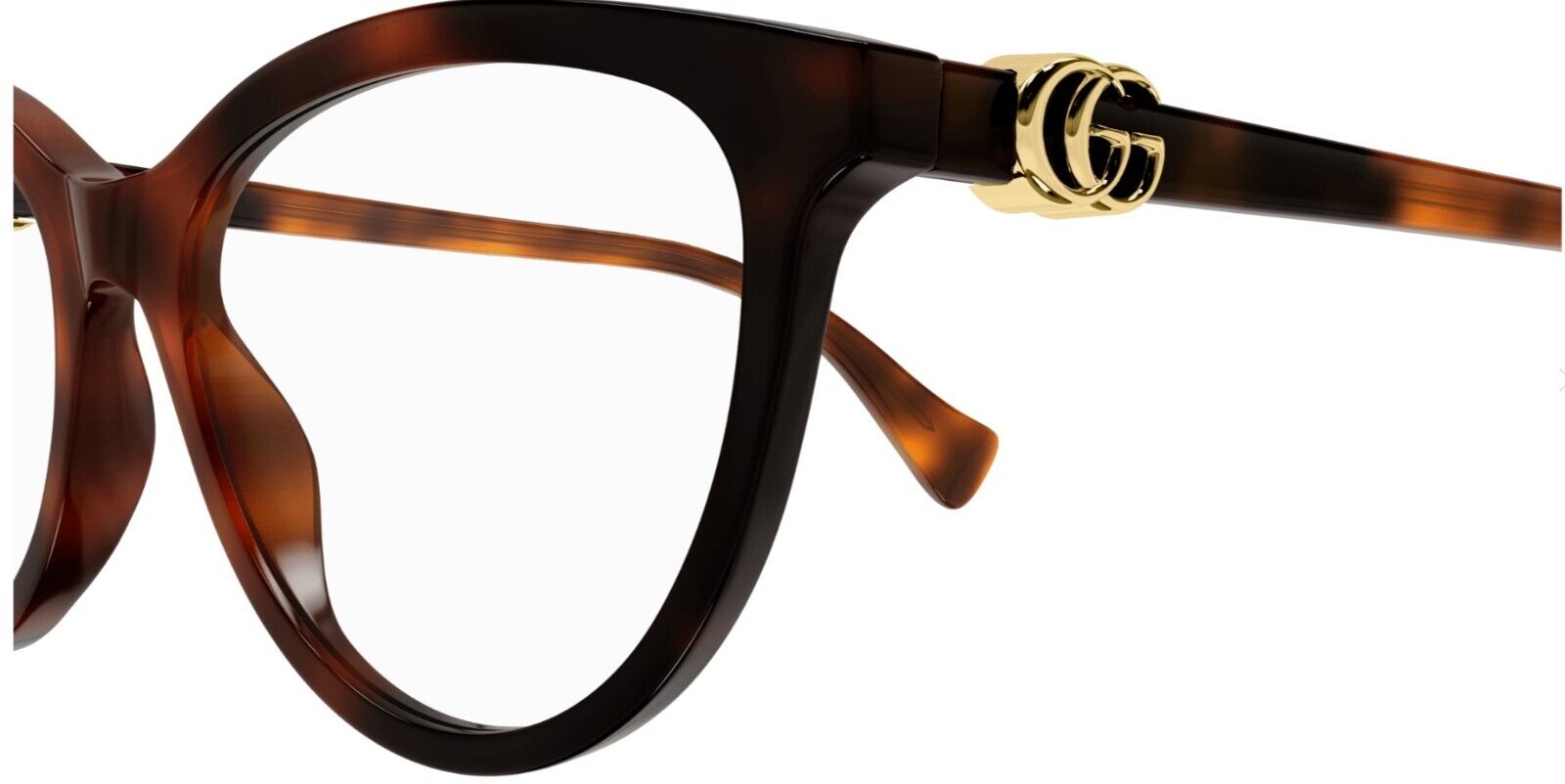 Gucci GG1179O 006 Havana Cat Eye Women's Eyeglasses