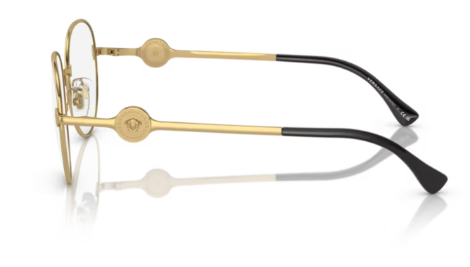 Versace 0VE1288 1002 - Gold Oval 52mm Women's Eyeglasses
