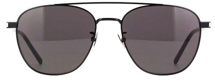 Saint Laurent SL531 009 Black/Black Caravan Metal Unisex Sunglasses