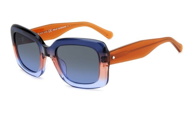 Kate Spade Bellamy/S 0YRQ/GB Blue-Beige/Grey Shaded Blue Women's Sunglasses