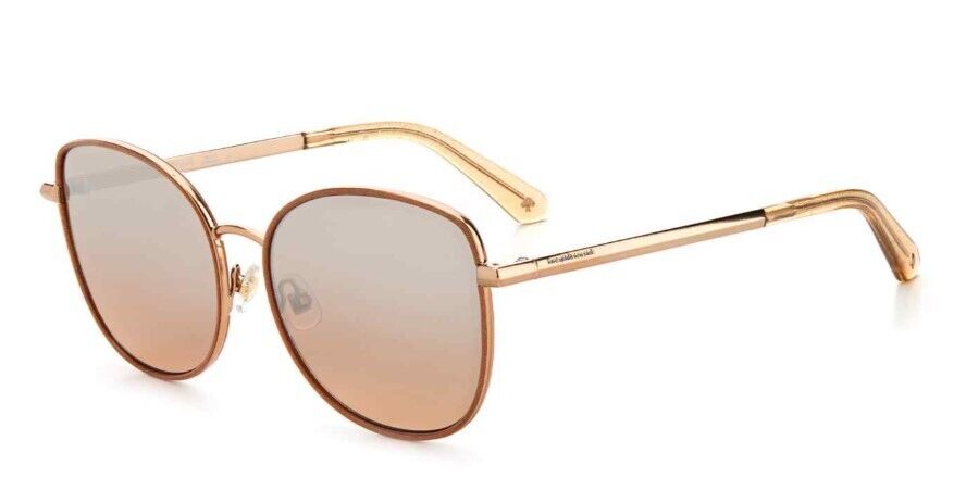 Kate Spade Maryam/G/S 0AU2 Red/Gold Silver Mirror Oval Women's Sunglasses