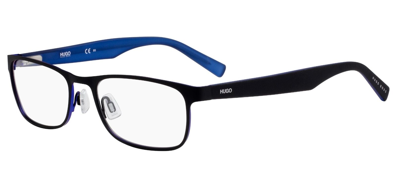 Hugo 0209 00VK Matte Black Blue Eyeglasses