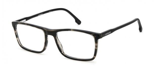 Carrera 225 02W8 Grey Horn Rectangle Men's Eyeglasses