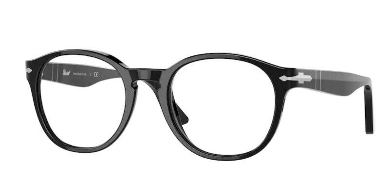 Persol 0PO3284V 95 Black/ Silver Women's Eyeglasses