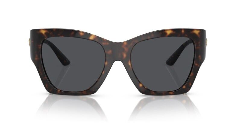 Versace 0VE4452 108/87 Havana/ Dark Grey Soft Square Women's Sunglasses