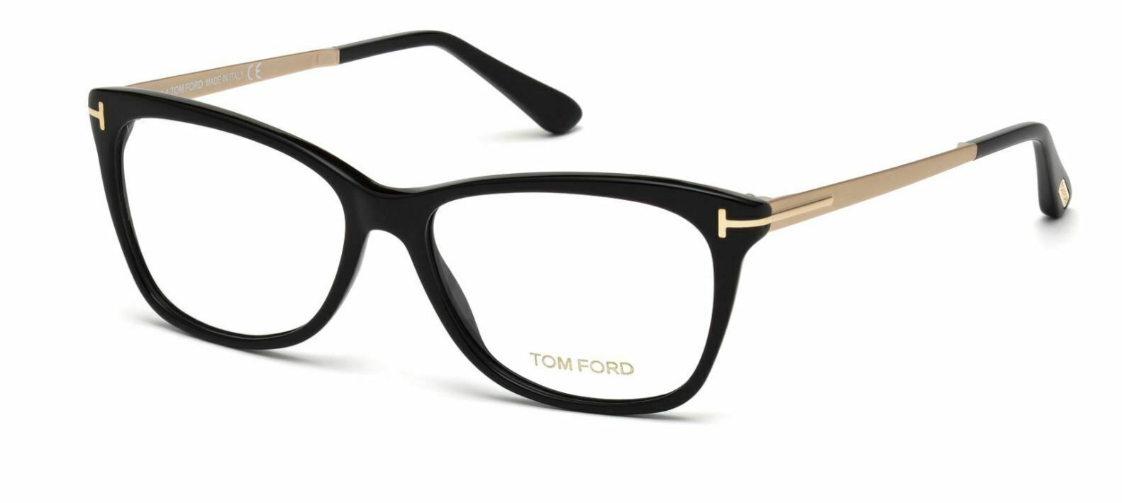 Tom Ford FT5353 001 Shiny Black Eyeglasses