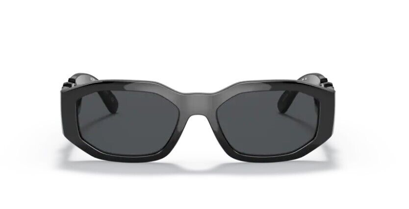 Versace 0VE4361 536087 - Black / Dark Grey Square Men's Sunglasses