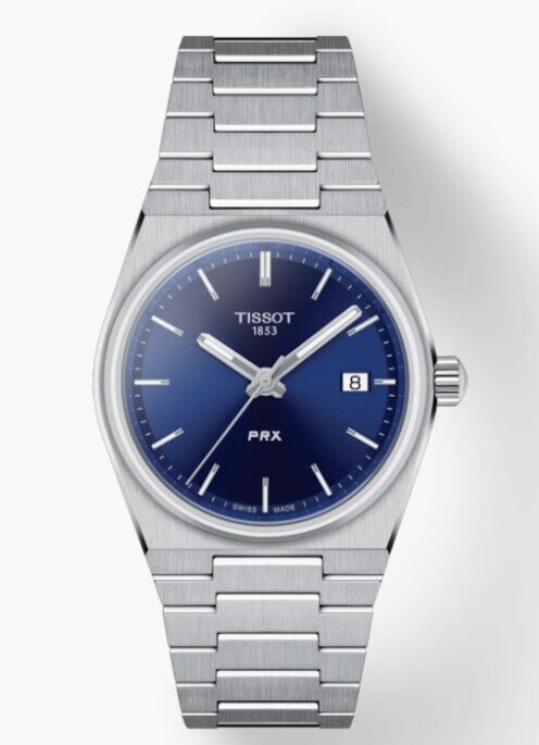Tissot PRX 35mm Quartz Silver Stainless Steel Men's Watch T1372101104100