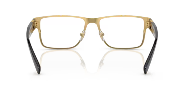 Versace 0VE1274 1436 Black 57mm Rectangular Men's Eyeglasses
