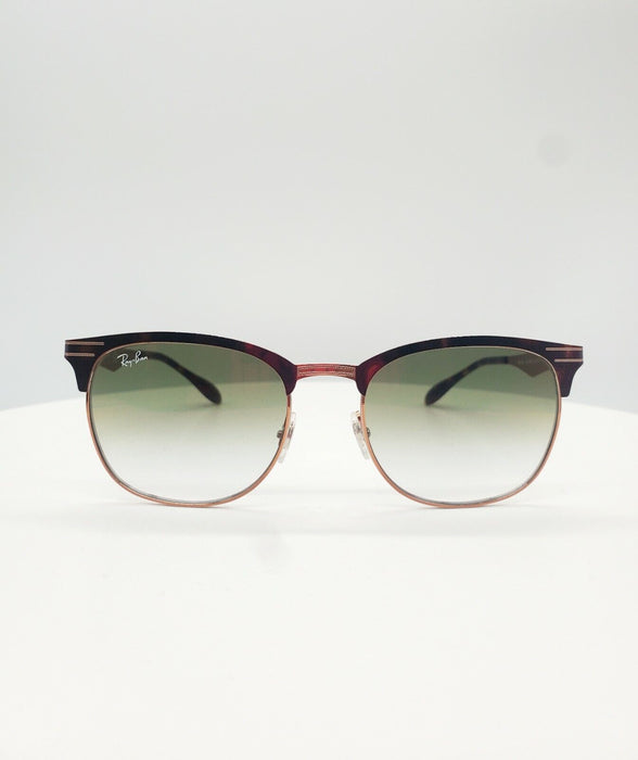 Ray Ban 0RB3538 9074W0 Copper/Havana Green Red Gradient Mirrored Sunglasses