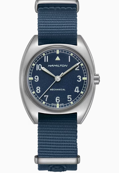 Hamilton Khaki Aviation Pilot Mechanical Blue Dial Round Men's Watch H76419941