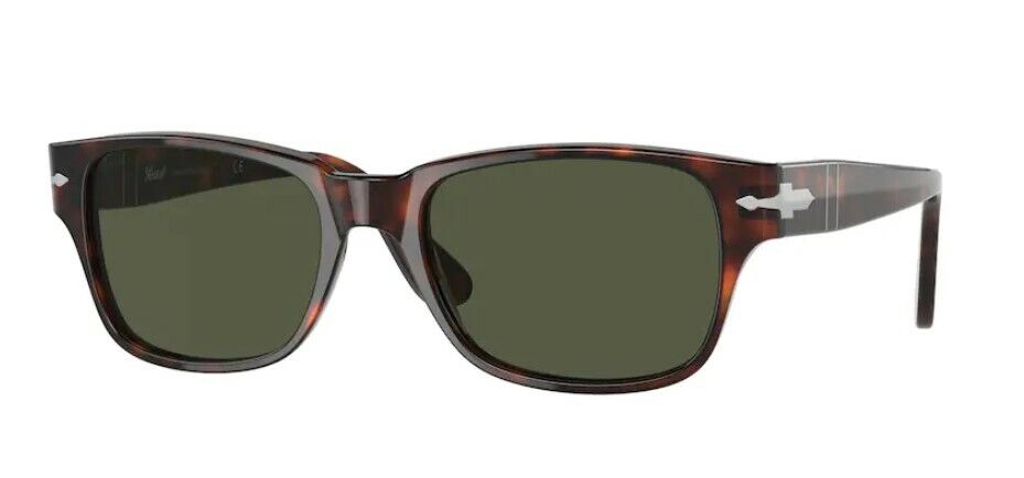 Persol 0PO 3288S 24/31 Havana/Green Men's Sunglasses
