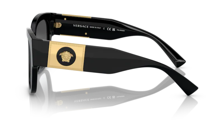 Versace VE4437U GB1/T3 Black/Grey Gradient Square Women's Sunglasses