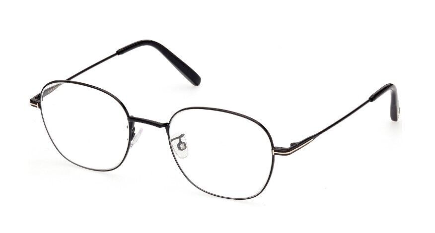 Tom Ford FT5790-K 001 Shiny Black Round Men's Eyeglasses