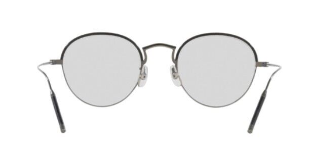 Oliver Peoples OV1290T TK 6 5076 Pewter/Black Round Unisex Eyeglasses/Sunglasses