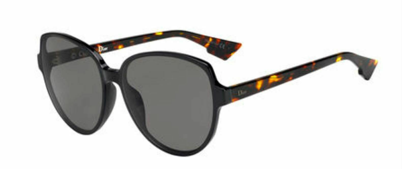 Christian Dior Dioronde 2/S 0TAO/NR Black Havana Sunglasses